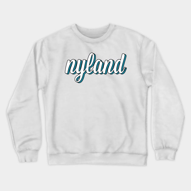 Nyland Dorm Gordon College Crewneck Sweatshirt by mansinone3